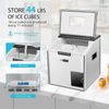 2 in1 Electric Portable Countertop Ice Cube Maker & Ice Shaver Machine 44lbs/day