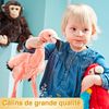 Living Nature Soft Toy - Small Bat (24cm), Pink,white
