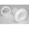 Replacement Boat Parts White Recessed Push-Together Scupper