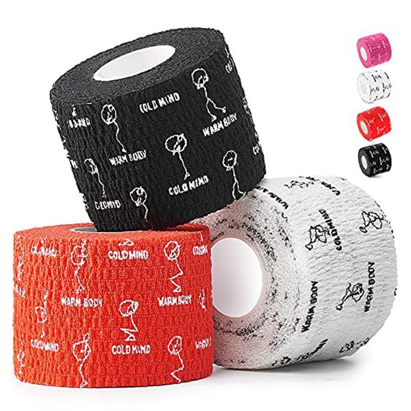 WARM BODY COLD MIND Premium Sweat Proof Lifting Thumb Tape - 19ft x 2in - Weightlifting Tape for Powerlifting Strength Deadlift Cross Training, Hook Grip Tape, Tearable Flexible Cotton and Breathable