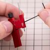 GALAXY TOOLS Genuine Sujibori Parallel Streak Carving Scriber Needle Plastic Model Tool (Black)