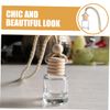 PACKOVE 8Pcs Hanging Aroma Bottle Car Diffuser Suspended Perfume Diffuser Durable Car Air Decor Interior Charm