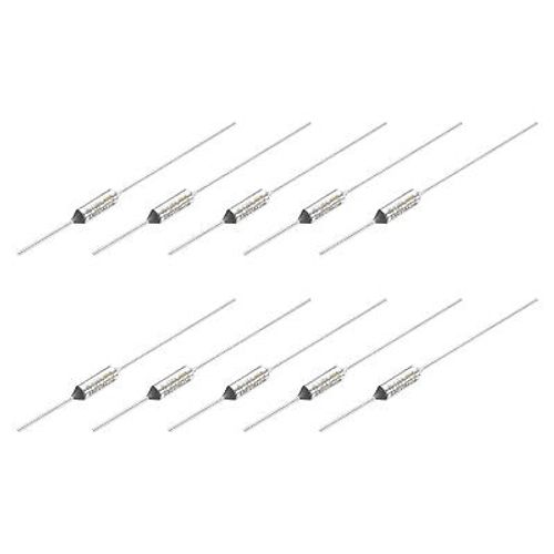 10 Pcs Metal Temperature Thermal Fuse RY152 152 °C 305.6 °F 15A 250V Cutoff