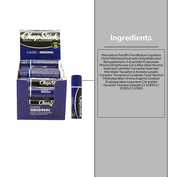 MM Chapstick Classic Orginal Lip Balm SPF 10 (Multipack) (2)