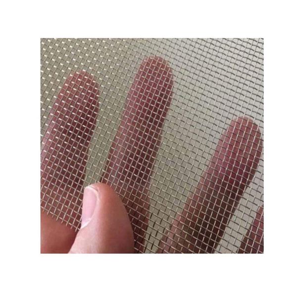 2 Pack Stainless Steel Woven Wire Mesh Metal Mesh Sheet Metal Security Screen Cabinets Mesh Sheet Window Screen Mesh Stainless Steel Fine Filter Screen Sheet (12"X12"=30X30cm)