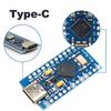 DUBEUYEW 2Pcs Pro Micro Module Board with 32U4 5V/16MHz microcontroller For Arduino, with USB Type-c