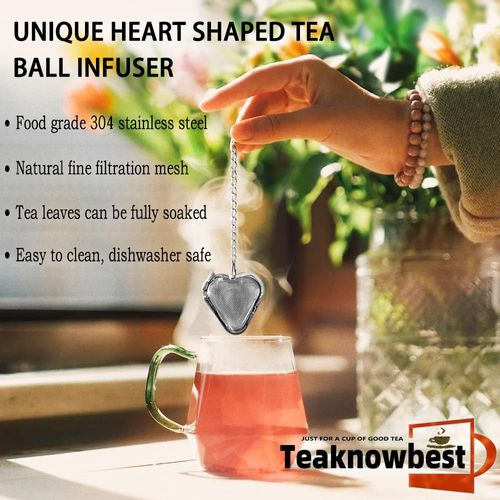 Cute big eyed cat Pendant Tea Infuser Ball - 2 Pack Stainless Steel Loose Leaf Tea Steeper, Fine Mesh Tea Strainer with Chain for Mugs & Teapots (Big eyed Cat, 2PCS)