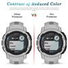 Diruite 4-Pack Screen Protector Compatible with Garmin Instinct 2S Screen Protector Tempered Glass[2.5D 9H Hardness][Anti-Scratch][No-Bubble]