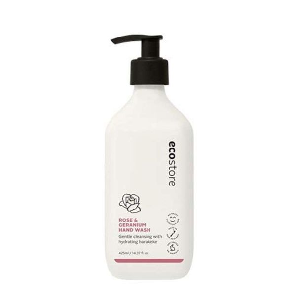 ecostore Hand Wash Pump Rose & Geranium 425ml Soap