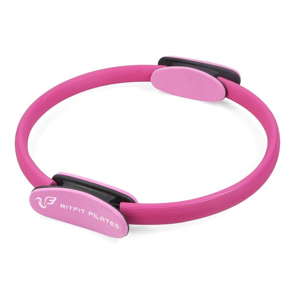 RITFIT Pilates Ring Training Ring Exercise Yoga Ring Training Equipment (Pink)