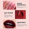 6 Colors Matte Lipstick Set Petansy Long Lasting Waterproof Velvet Lipstick Kit Velvet Smooth Lipstick Gift Set with Gift Box