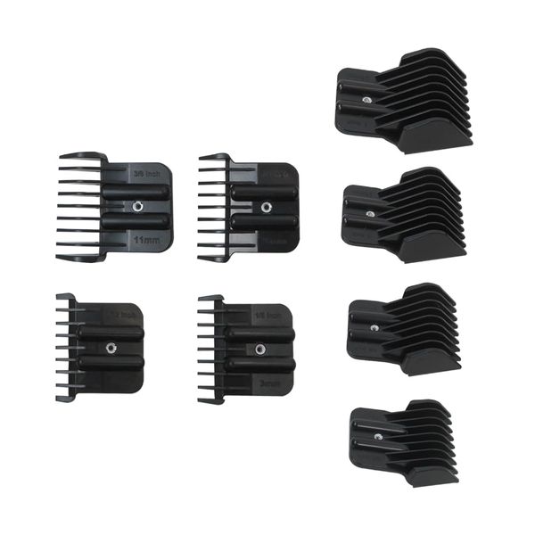 YKISON Upgraded 8 Sizes Trimmer Guards Set Compatible for Babyliss FX787G, FX787BN, FX787RG, FX787S, FX787GDB, FX726, FX797,Multiple Sizes w/Metal Spring Clip