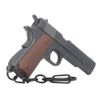 1/4 scale 1911 keychain grey