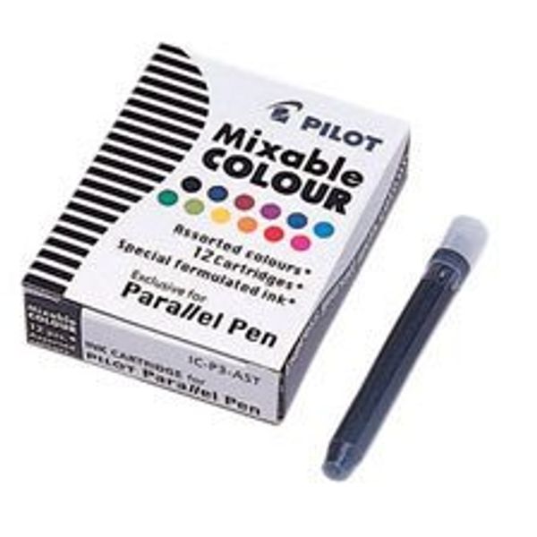 Pilot Mixable Colour Cartridges for Parallel Pen ASSORTED COLOURS by Pilot