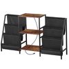 Modern Record Player Stand with Vinyl Holder Display Shelf End table for Bedroom