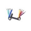 Kikkerland CD120 Rainbow Compact Multi Tool Multi Tool - 7 Tools in 1