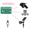 Oumefar Solar Lamp Controller Module Automatic Circulation Solar Lawn Lamp Control Circuit Board with Switch for 3 . 7V Lithium Battery