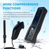 TechKen Remote Controller for Wii, Built-in 2 in 1 Motion Plus with Silicon Case and Nunchuck (Black)
