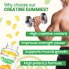 Creatine Monohydrate Orange Gummies - Enhance Brain Function + Build Muscle