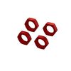 ARRMA Aluminum Wheel Nut 24mm, Red (4), ARA310929