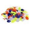 100 Pcs Golf Ball Tees Position Marker Round Cross Plastic Assorted Markers