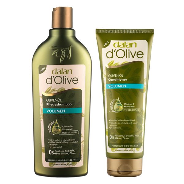 Dalan Hair Care Set Volume 400 ml Shampoo and 200 ml Conditioner Set of 2
