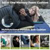 Inflatable Seat Cushion Lightweight Self-Inflating Memory Foam Seat Cushion for 