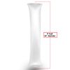 Anderson's White Satin Fabric Covered Column, Parade Decorations