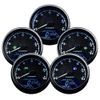 DKMOTORK 0011 Digital Gauge Motorcycle Speedometer Tachometer Odometer MPH KM/H Universal with Multi-Function Indicator Light Display Black