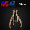 1x 3 Jaw Gear Pulley Bearing Puller Set 4" Small Leg Large Mechanics Pull Tools