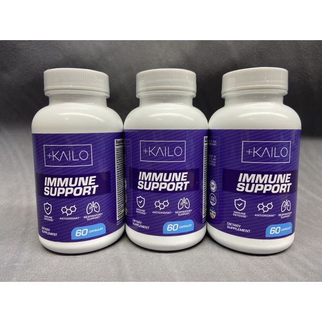 +Kailo Immune, Antioxidant & Respiratory Support, 60 Capsules Each, 3-Bottles