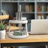 Simple Houseware 10-Inch 2 Tier Lazy Susan Multifunctional Organizer, Maple