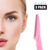 Glamza No Flick Eyebrow Razor - Pack of 3