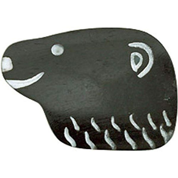 Keystone BOHABEBK BONE Chopsticks Rest, Bear, Black