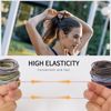 Toplive Elastic Hair Elastics, Ring Elastics, Set of 300, Bobble, Hairband, Ponytail, Holder, Hair Accessory, Knots, No Joints, 0.08 inch (2 mm) Thick, Thin Elastic Hair Arrangement, Large Capacity, Stylish