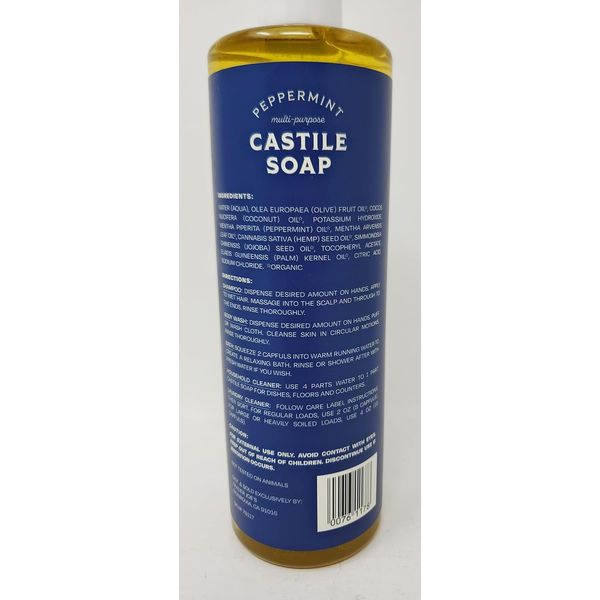 Trader Joe's Peppermint Multi-Purpose Castile Soap (Qty 1)