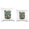 Travel- Your Money Will Return Your time Won't Throw Pillow