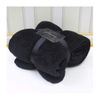 Popcorn Throws Blanket Double Size Bed Sofa Cover Sofa Soft Warm Large, 150 x 200 Cm, Black