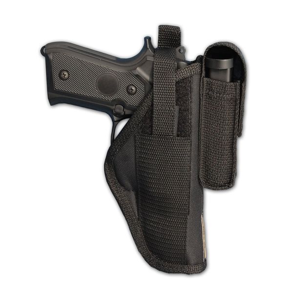 Barsony Gun OWB Belt Holster with Magazine Pouch for S&W M and P 9mm 40 45 Right