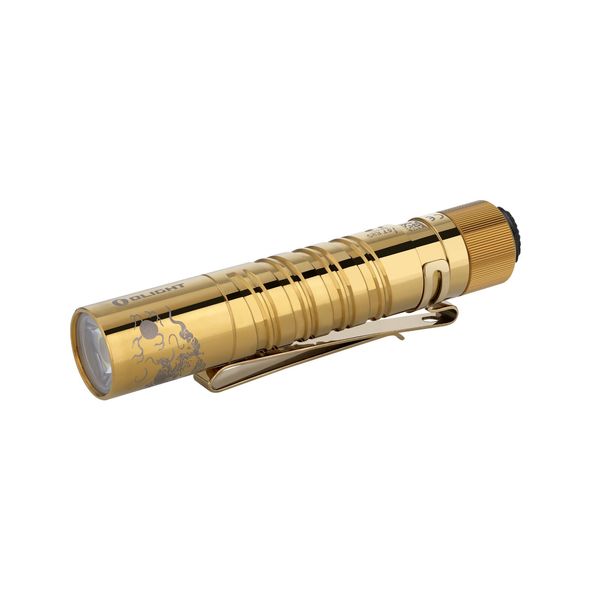 Olight I5T EOS SS Golden Tail Switch EDC Flashlight, 300 L, Ti Coating,Very Rare