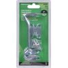 Hardware Essentials 851932 Gate Hook Latch with Plate Staples Zinc 5"