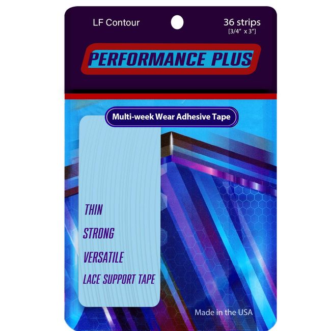 True Tape Performance Plus Protez Saç Bandı Oval (LF - 2,0cm x 7.5cm) 36 Adet