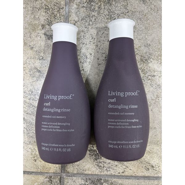 LIVING PROOF CURL DETANGLING RINSE 11.5 OZ NEW FRESH PACK OF 2