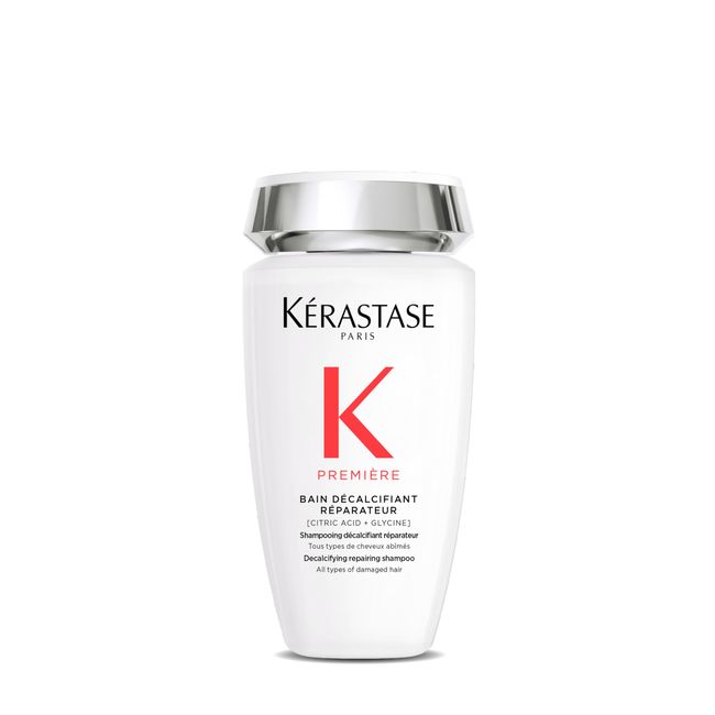 Kérastase Première, Reparierendes und kalziumreduzierendes Shampoo für geschädigtes Haar, Mit Zitronensäure und Glycin, Bain Décalcifiant Réparateur Shampoo, 250 ml