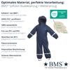 BMS Softskin Buddelanzug Räuberwald, Marine, Größe 92
