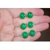 Quality Jadeite Jade Emerald Green Dome 12MM Genuine Stud Earrings