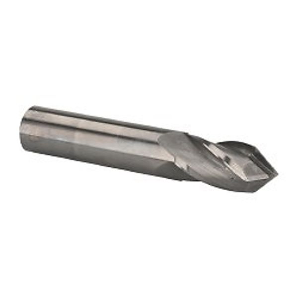 Accupro 5/8" Diam, 1-1/4" LOC, 4 Flute, 90� Point Angle, Solid Carbide Drill ...