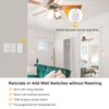 Suraielec Wireless 3 Way Light Switch Kit Easy Installation No Wiring Needed
