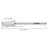 Professional Silver Safety Carbide Nail Drill Bit Fine Grit