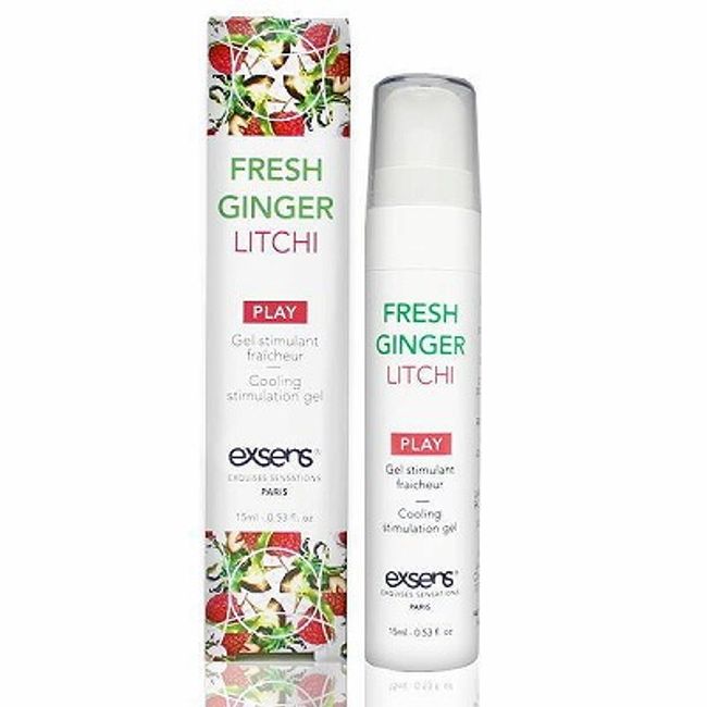 exsens Play Gel Fresh Ginger &amp; Lychee 15mL &quot;Free Delivery (B)&quot;